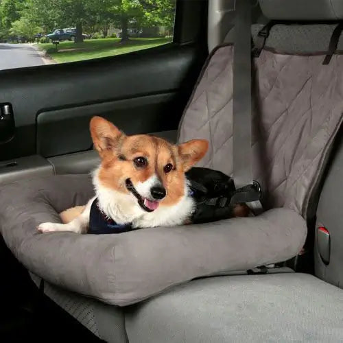 Happy Ride Car Dog Bed, Bucket Seat, Seat Cover