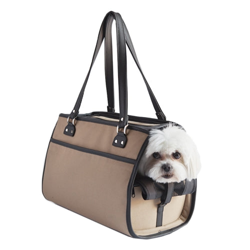 Petote Payton Dog Carrier - Khaki