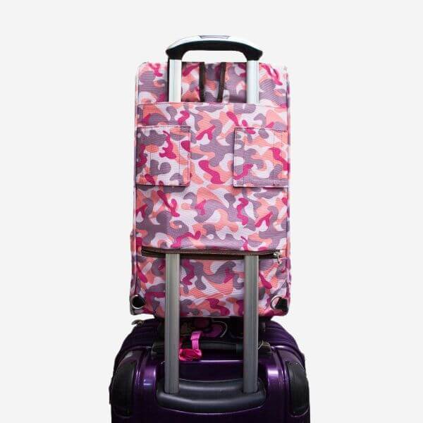 Petique 5-in-1 Airline Approved Dog Carrier with Wheels for Plane