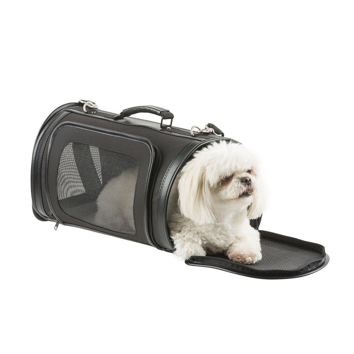 Petote Kelle Dog Carrier in Black