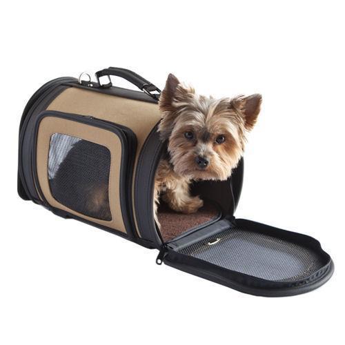 Petote Kelle Airline Dog Carrier in Tan