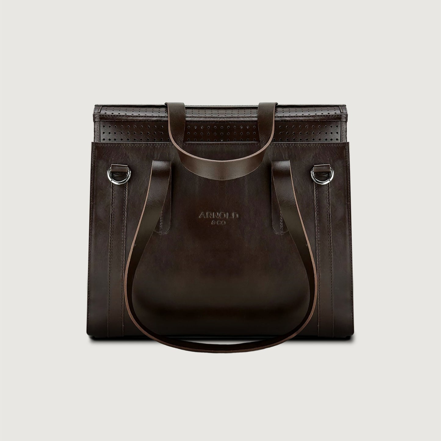 Arnold & Co Classic Leather Small Dog Carrier