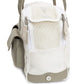 Canine Styles Dog Carrier All Mesh White w/Navy or Beige