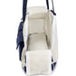 Canine Styles Dog Carrier All Mesh White w/Navy or Beige