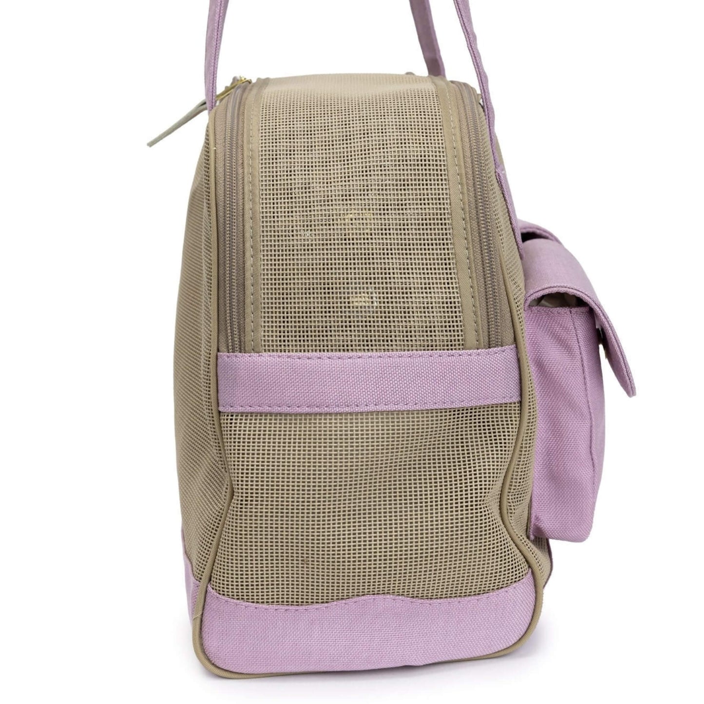 Canine Styles All Mesh Dog Carrier Beige w/Pink or Blue