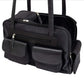 Canine Styles Cargo Dog Carrier Black Nylon with Leather Trim