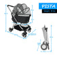 Enzo Pista Lightweight Dog Stroller, Travel Carrier, Pet Car Seat - Black