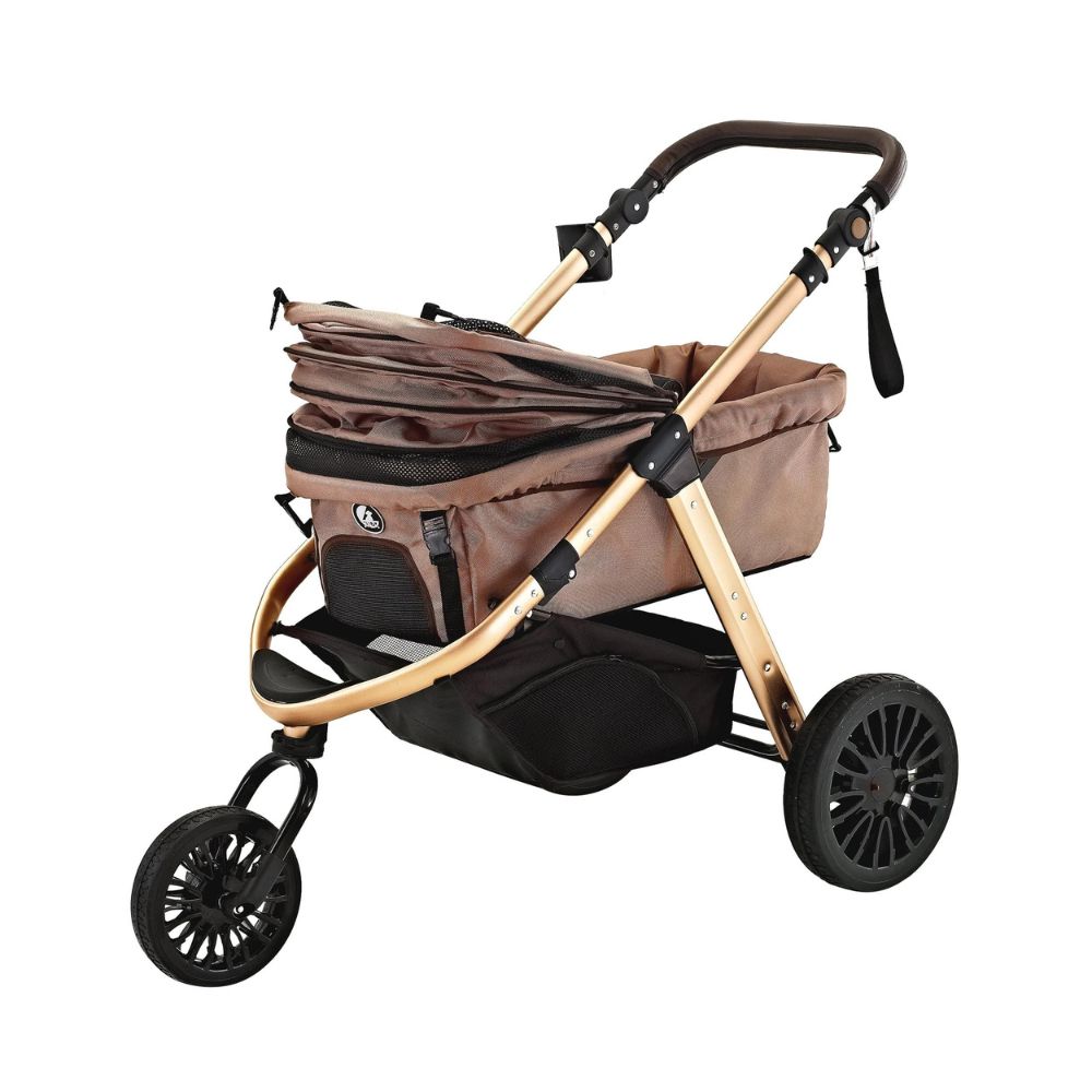 Enzo Roma Dog Stroller - Rose Gold