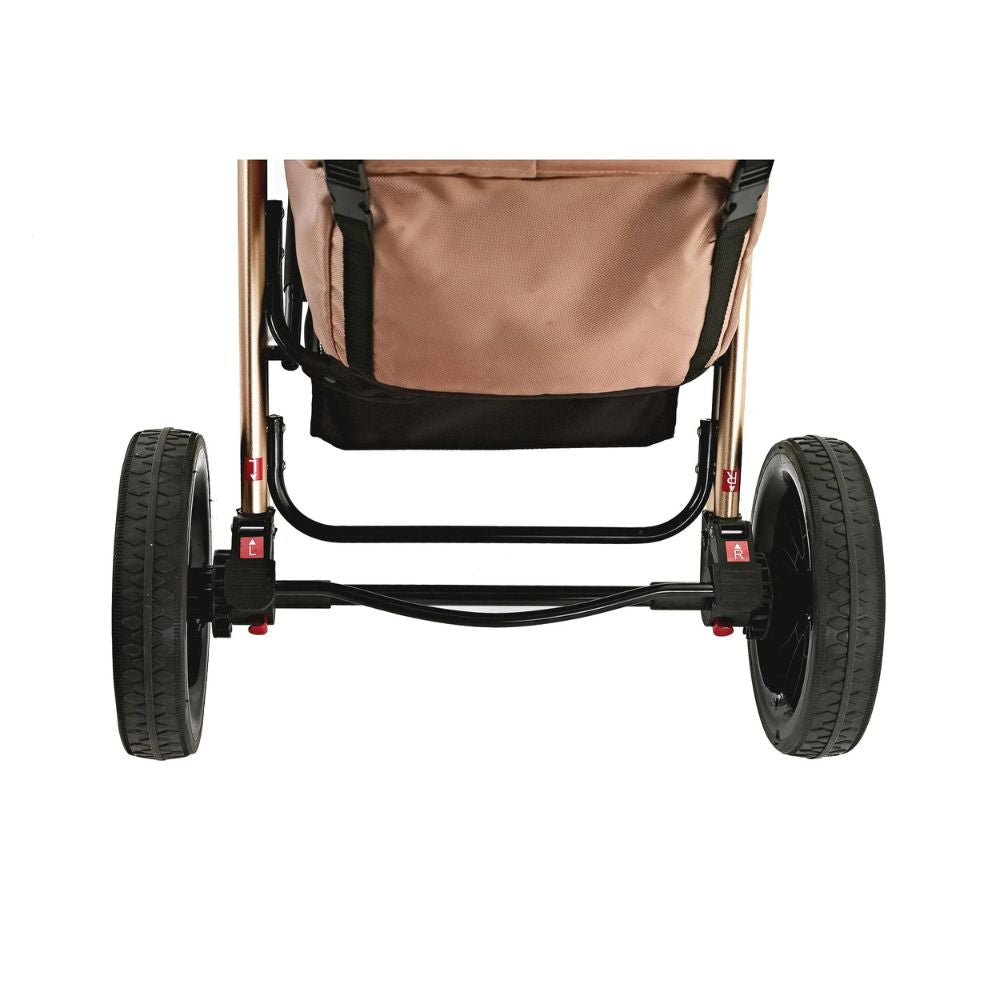 Enzo Roma Dog Stroller - Rose Gold