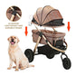 Enzo Roma Dog Stroller - Rose Gold