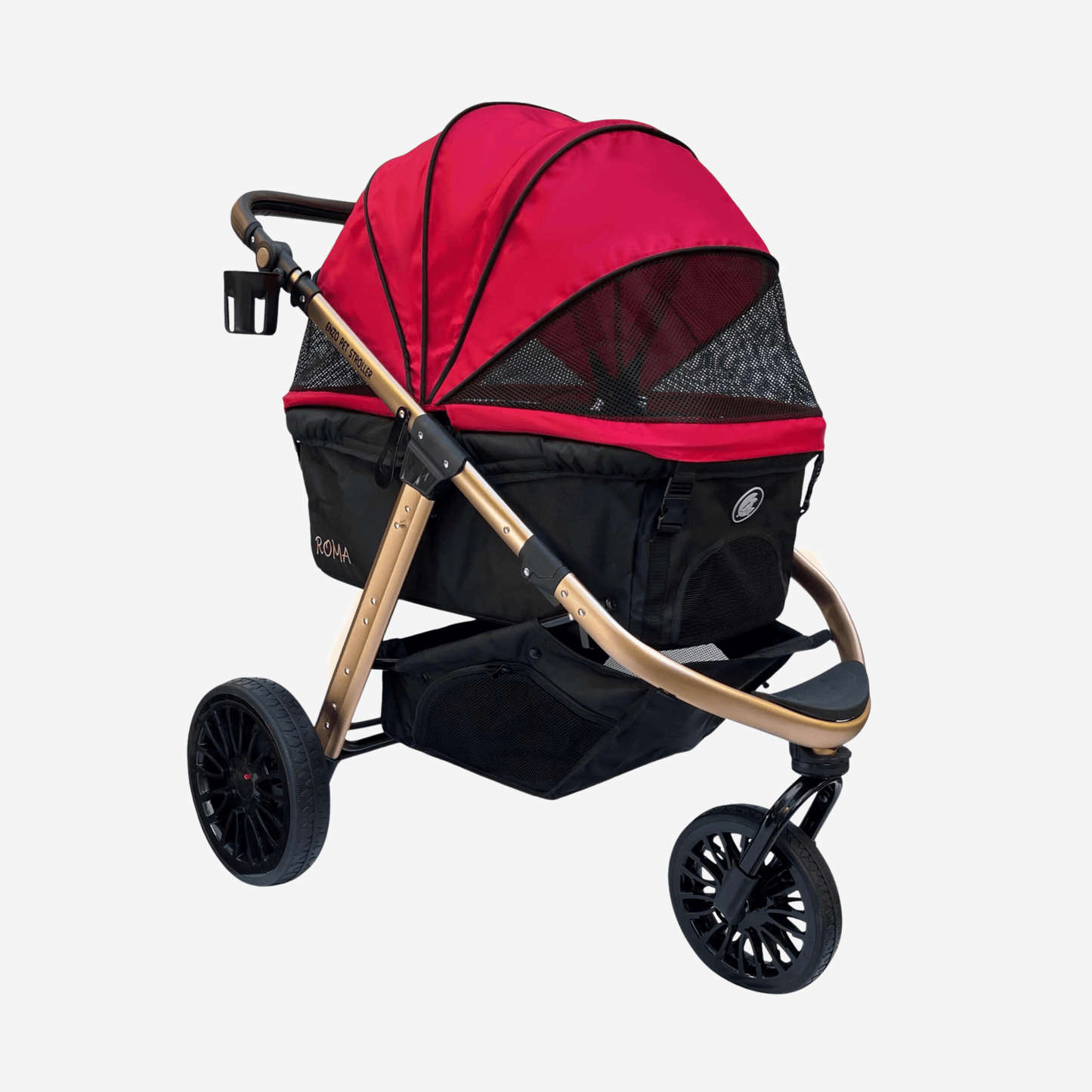 Enzo Roma Dog Stroller - Red