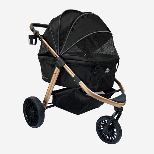 Enzo Roma Dog Stroller - Black