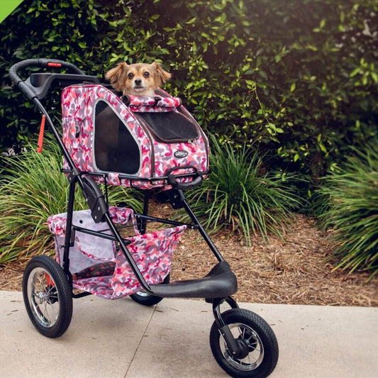 Petique 5-in-1 Dog Stroller - Army Camo, Pink Camo