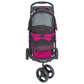 Front view of the Petique Durable Pet Stroller for large dogs.