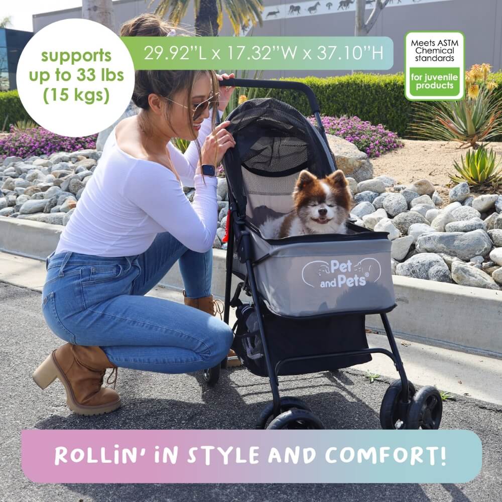 Petique Rollin Pet Stroller