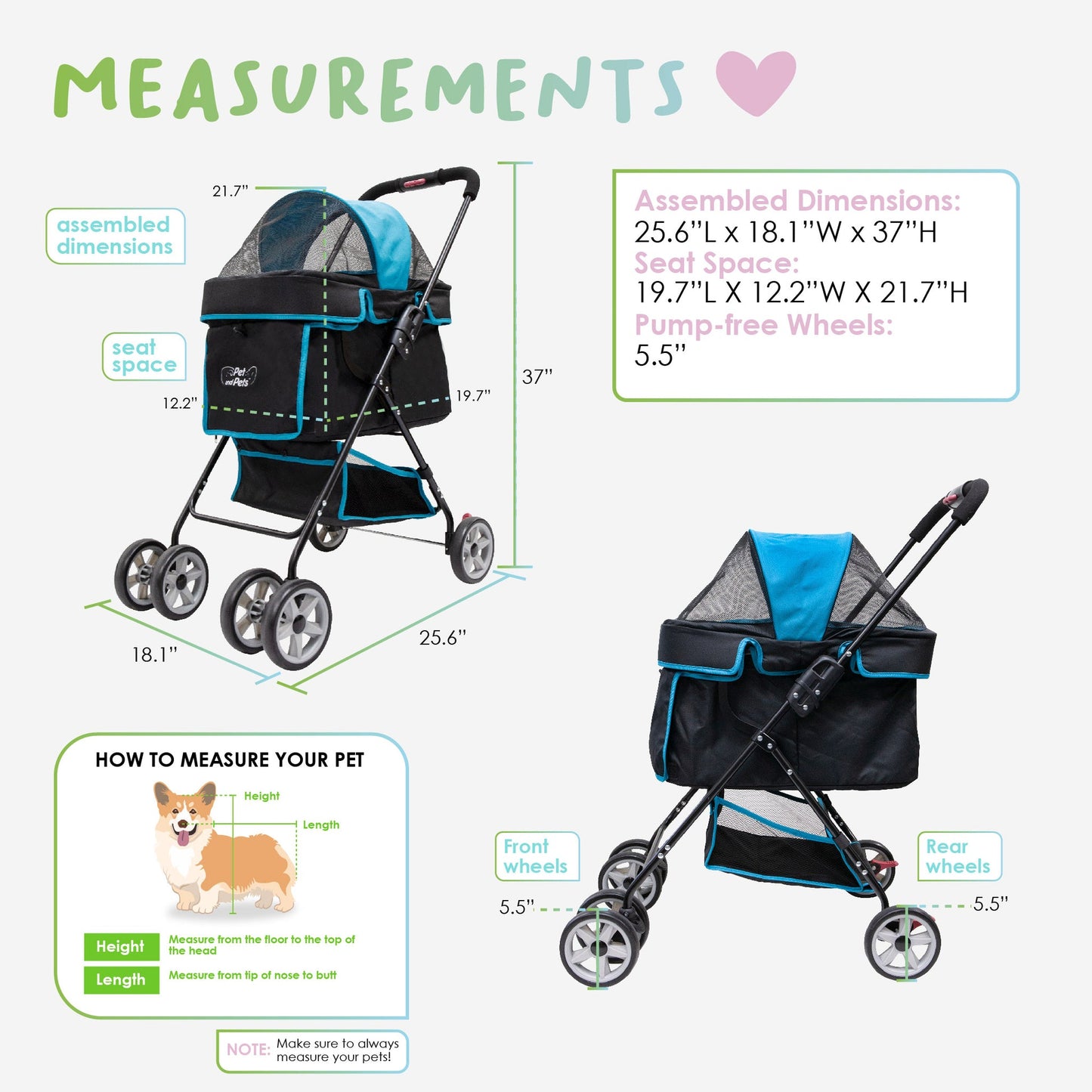 Petique Pet and Pets Swift Pet Stroller