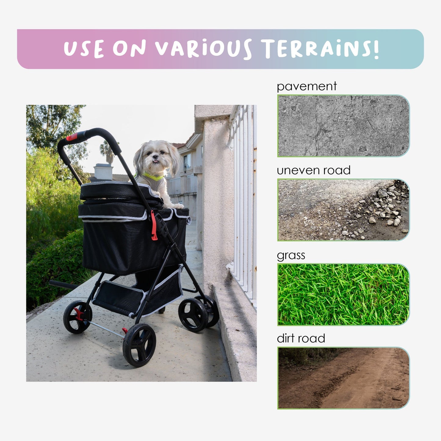 Petique Pet and Pets Swift Pet Stroller