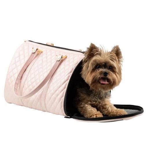 Petote Airline Dog Carrier JL Duffel Pink