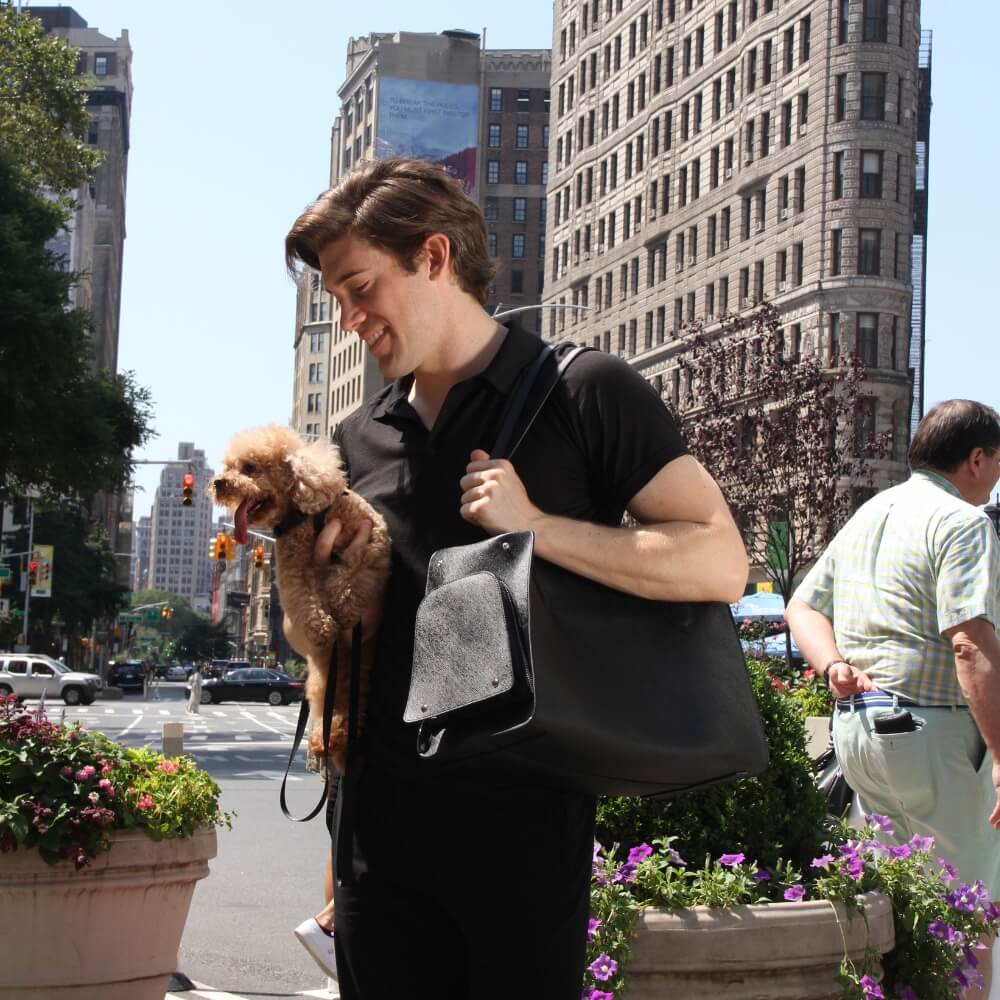 Shaya Vegan Leather Dog Carrier