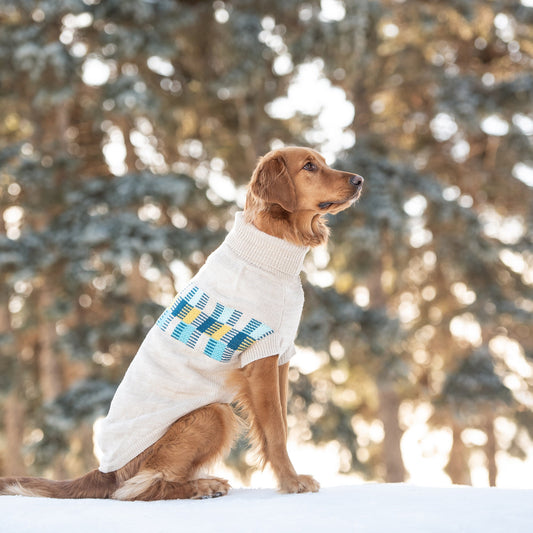 GF Pet Winter Sailor Dog Sweater - Oatmeal