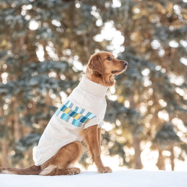 GF Pet Winter Sailor Dog Sweater - Oatmeal