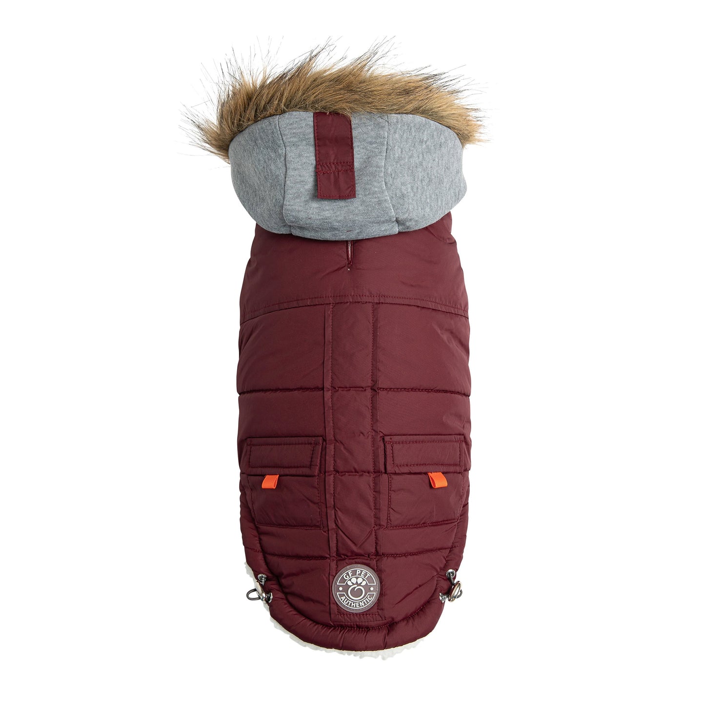 GF Pet Winter Sailor Parka - Burgundy