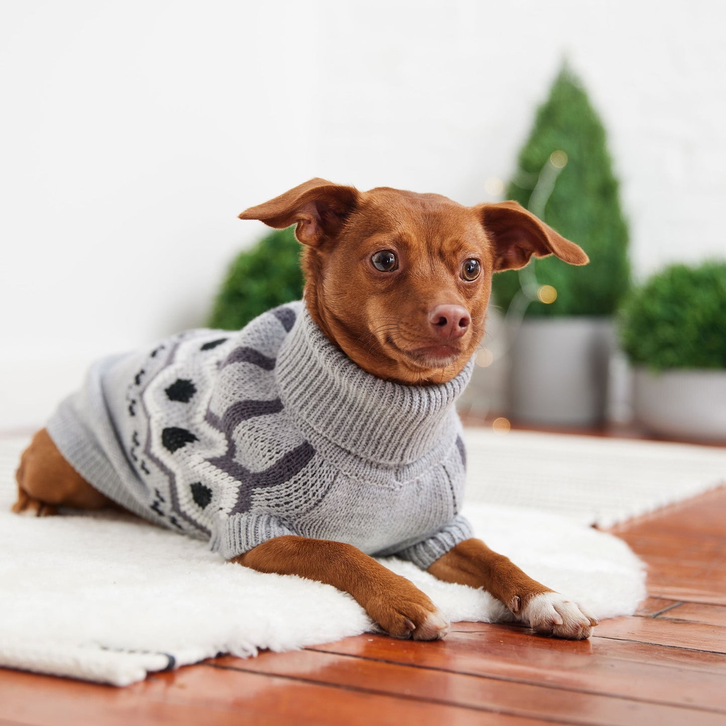 GF Pet Heritage Dog Sweater - Grey Mix