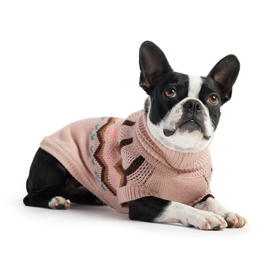 GF Pet Heritage Dog Sweater - Pink