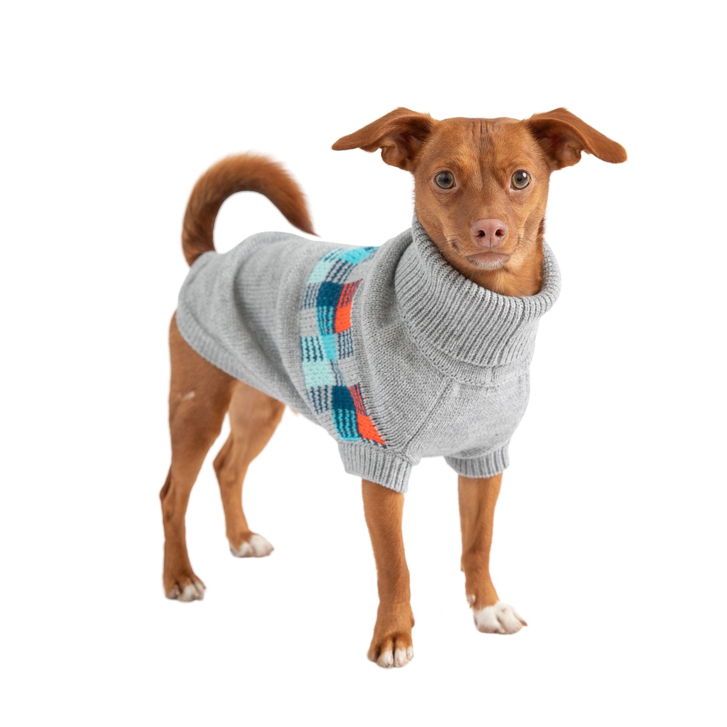 GF Pet Winter Sailor Dog Sweater - Grey