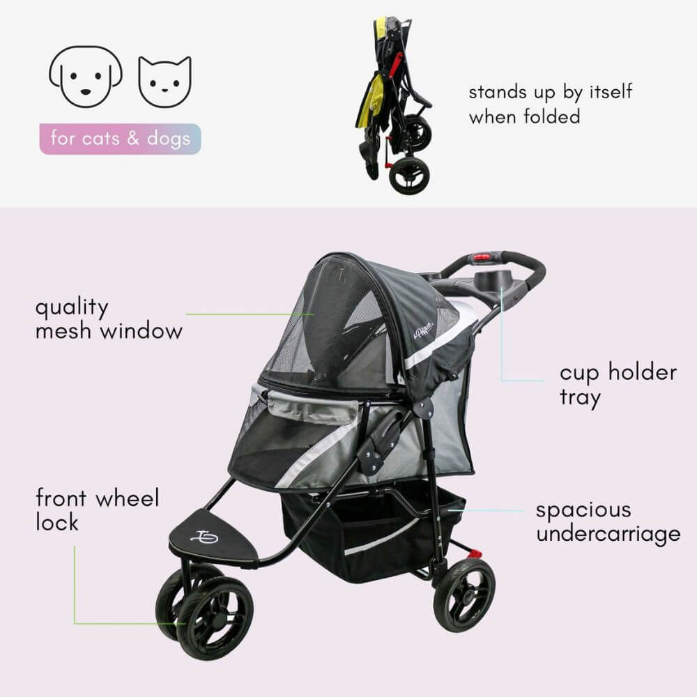 Petique Revolutionary Dog Stroller - multiple colors available