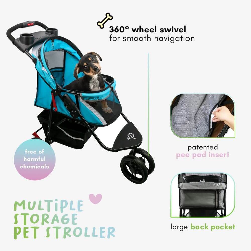 Petique Revolutionary Dog Stroller - multiple colors available