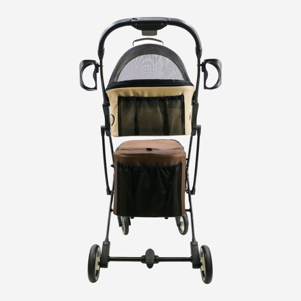 Petique Deluxe Double Decker Dog Stroller - multiple colors available