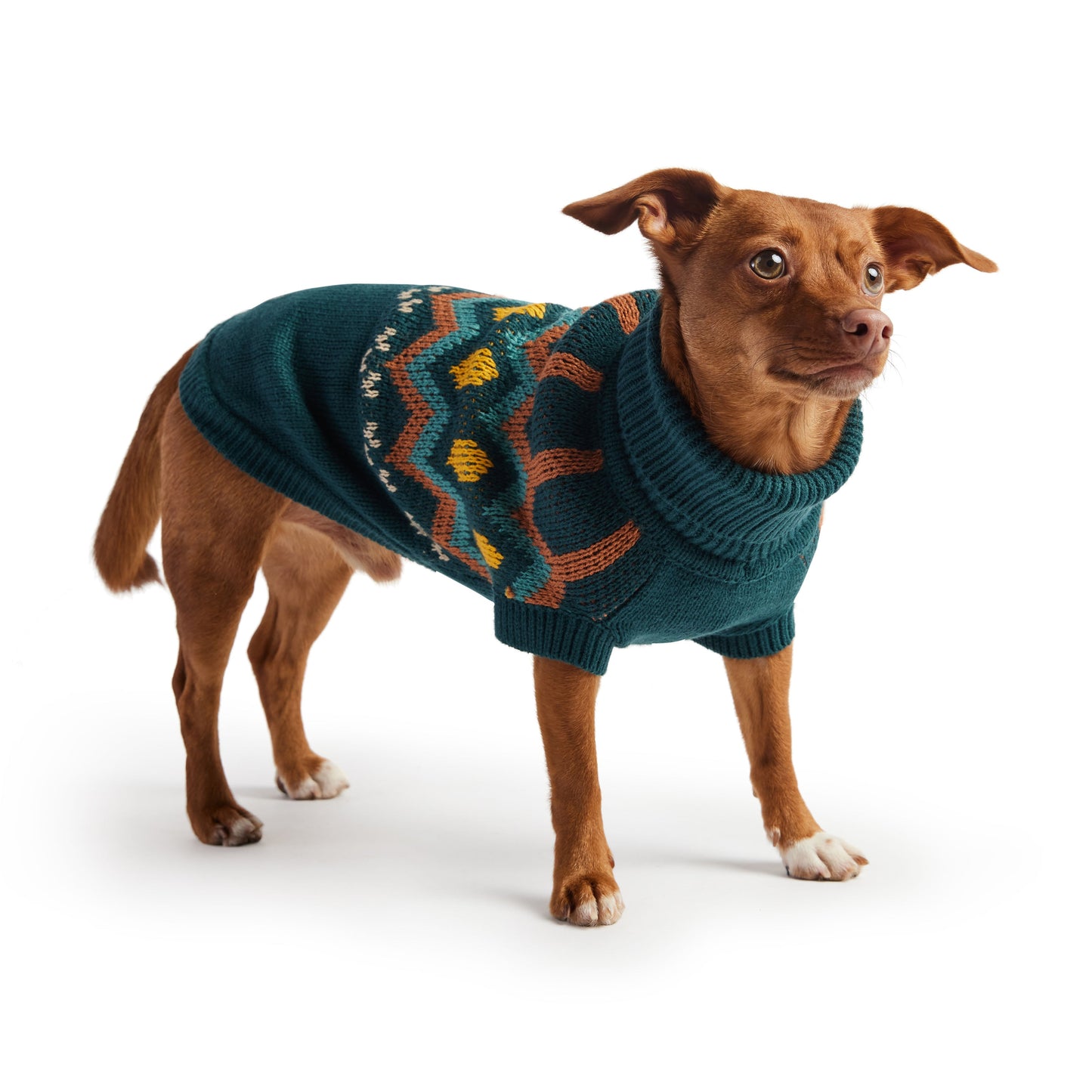 GF Pet Heritage Dog Sweater - Teal