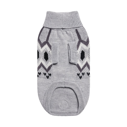 GF Pet Heritage Dog Sweater - Grey Mix