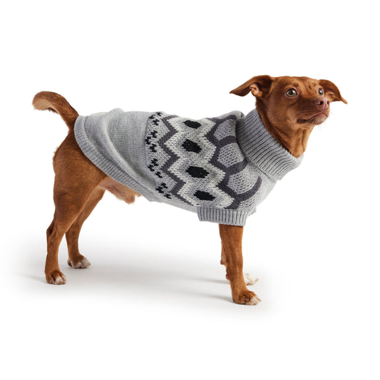 GF Pet Heritage Dog Sweater - Grey Mix