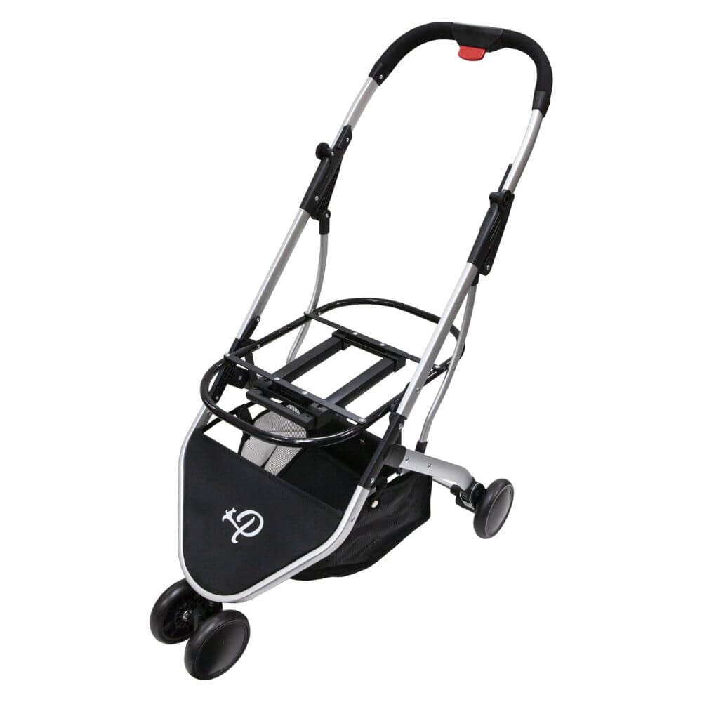 The Petique Newport dog stroller frame without the carrier.